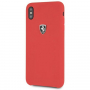 Ferrari Off Track Silicone case kryt pro iPhone XS Max - červená