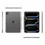 Transparentní kryt se zesílenými rohy a prostorem na Apple Pencil pro iPad Pro 13" (2024/2025) - čirý
