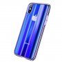 BASEUS Aurora kryt pro iPhone XS - modrá