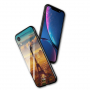 NXE kryt se skleněnou zadní stranou pro iPhone XR - Eiffelovka - transparentní