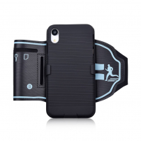 Sportovní pouzdro na ruku pro iPhone XR - černá