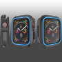 Silikonové pouzdro pro Apple Watch 40mm - černomodré