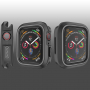 Silikonové pouzdro pro Apple Watch 40mm - černošedé
