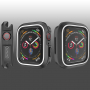 Silikonové pouzdro pro Apple Watch 40mm - černobílé