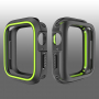 Silikonové pouzdro pro Apple Watch 40mm - černozelené