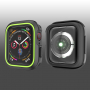 Silikonové pouzdro pro Apple Watch 40mm - černozelené