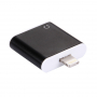 Adaptér / redukce lightning konektor na 3,5 mm jack s lightning konektorem pro Apple iPhone 8 / 8 Plus / 7 / 7 Plus / 6S / 6S Plus / 6 / 6 Plus