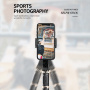 CYKE Q08 Bluetooth selfie tyč s tripodem a Gimbal stabilizátorem pro iPhone - černá