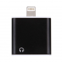 Adaptér / redukce lightning konektor na 3,5 mm jack s lightning konektorem pro Apple iPhone 8 / 8 Plus / 7 / 7 Plus / 6S / 6S Plus / 6 / 6 Plus
