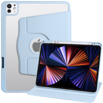 Otočné 360° pouzdro s prostorem na Apple Pencil pro iPad Pro 13" (2024/2025) - modré 