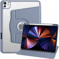 Otočné 360° pouzdro s prostorem na Apple Pencil pro iPad Pro 13" (2024/2025) - modrošedé