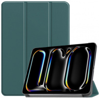 Pouzdro z PU kůže s funkcí uspání pro iPad Pro 13" (2024/2025) - petrolejové