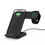 F11 bezdrátový stojánek pro iPhone / Apple Watch - 10W - černý