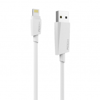 ROCK Synchronizační a nabíjecí MFi certifikovaný lightning kabel pro Apple iPhone / iPad / iPod - bílý - 2m