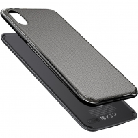 ROCK magnetický kryt s bezdrátovou powerbankou 5000mAh pro iPhone XS Max - černá
