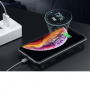 ROCK magnetický kryt s bezdrátovou powerbankou 5000mAh pro iPhone XS Max - černá