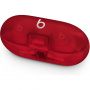 Beats Solo Buds bezdrátová sluchátka - průhledná červená