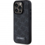 Karl Lagerfeld Monogram Metal Logo kryt s MagSafe pro iPhone 15 Pro Max - černý