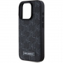 Karl Lagerfeld Monogram Metal Logo kryt s MagSafe pro iPhone 15 Pro Max - černý