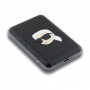Karl Lagerfeld Embossed Karl Head bezdrátová MagSafe powerbanka s portem USB-C - 5 000 mAh - černá