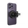 FIXED MagRound magnetický držák do auta do ventilační mřížky s bezdrátovým nabíjením pro iPhone - černý