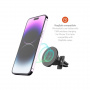 FIXED MagRound magnetický držák do auta do ventilační mřížky s bezdrátovým nabíjením pro iPhone - černý