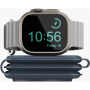 ENERGEA GoMag Trio Plus 3v1 bezdrátová MagSafe nabíječka pro iPhone / Apple Watch / AirPods - 15W - modrá