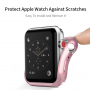 DUX DUCIS 2v1 sada ochranných pouzder pro Apple Watch 44mm - růžovočirá