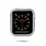 DUX DUCIS 2v1 sada ochranných pouzder pro Apple Watch 44mm - stříbrnočirá