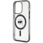 Karl Lagerfeld IML Karl´s Head kryt s MagSafe pro iPhone 15 Pro - černý