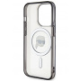 Karl Lagerfeld IML Karl´s Head kryt s MagSafe pro iPhone 15 Pro - černý