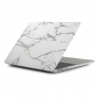 Matný kryt pro MacBook Air 13" (A1932 / A2179 / A2337) - bílý mramor