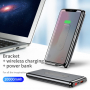 BASEUS stojánek / powerbanka 10000mAh s bezdrátovým nabíjením - černá