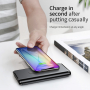 BASEUS stojánek / powerbanka 10000mAh s bezdrátovým nabíjením - černá