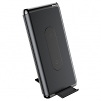 BASEUS stojánek / powerbanka 10000mAh s bezdrátovým nabíjením - černá