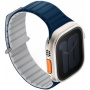 UNIQ Revix Evo oboustranný řemínek pro Apple Watch Ultra 49mm / 46mm / 45mm / 44mm / 42mm - modrošedý