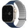 UNIQ Revix Evo oboustranný řemínek pro Apple Watch Ultra 49mm / 46mm / 45mm / 44mm / 42mm - modrošedý