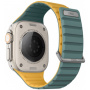 UNIQ Revix Evo oboustranný řemínek pro Apple Watch Ultra 49mm / 46mm / 45mm / 44mm / 42mm - petrolejovožlutý