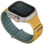 UNIQ Revix Evo oboustranný řemínek pro Apple Watch Ultra 49mm / 46mm / 45mm / 44mm / 42mm - petrolejovožlutý