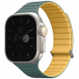 UNIQ Revix Evo oboustranný řemínek pro Apple Watch Ultra 49mm / 46mm / 45mm / 44mm / 42mm - petrolejovožlutý