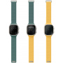 UNIQ Revix Evo oboustranný řemínek pro Apple Watch Ultra 49mm / 46mm / 45mm / 44mm / 42mm - petrolejovožlutý