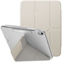 UNIQ Camden Click pouzdro s origami stojánkem a prostorem na Apple Pencil pro iPad Air 13" (2024-2026) - béžové