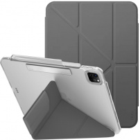 UNIQ Camden Click pouzdro s origami stojánkem a prostorem na Apple Pencil pro iPad Pro 13" (2024/2025) - šedé