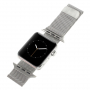 Kovový řemínek milánský tah pro Apple Watch 42mm / 41mm / 40mm / 38mm - stříbrný