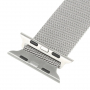 Kovový řemínek milánský tah pro Apple Watch 42mm / 41mm / 40mm / 38mm - stříbrný