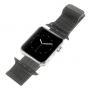 Kovový řemínek milánský tah pro Apple Watch 42mm / 41mm / 40mm / 38mm - černý
