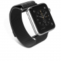 Kovový řemínek milánský tah pro Apple Watch Ultra 49mm / 46mm / 45mm / 44mm / 42mm - černý