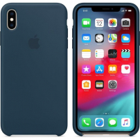 Originální Apple silikonový kryt pro iPhone XS Max - podmořsky zelený