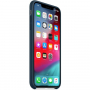 Originální Apple silikonový kryt pro iPhone XS Max - podmořsky zelený
