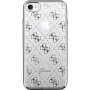 Guess 4G TPU pouzdro iPhone 7 Plus / 8 Plus - stříbrné